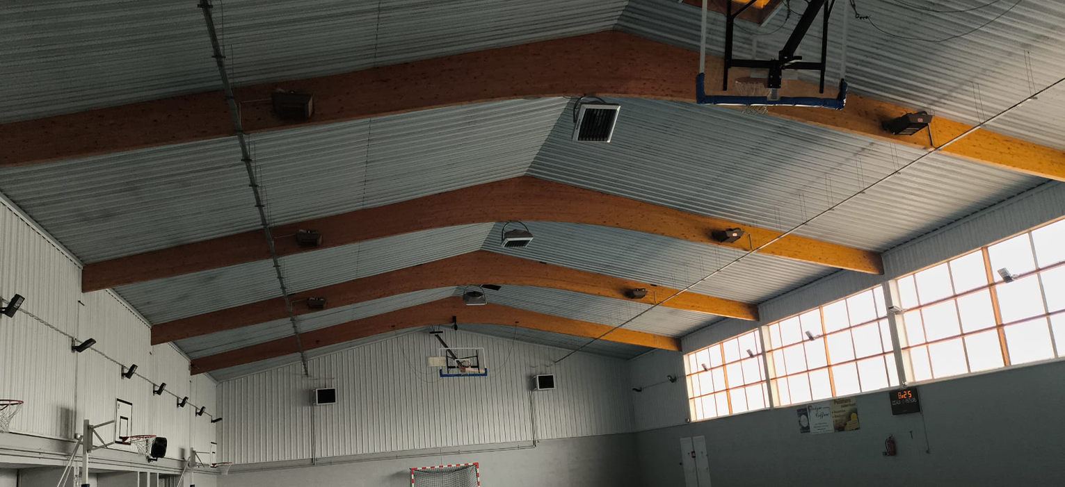 Déstratificateur d’air salle de sport de la Commune de Cenon-sur-Vienne