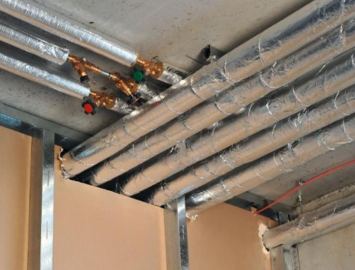 Isolation thermique et calorifugeage de tuyauteries industrielles par Isobat.