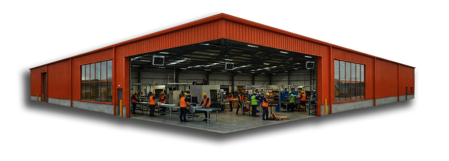 Déstratificateur d’air ISOBAT CEE installé en France pour optimiser la circulation de l’air et améliorer l’efficacité énergétique des bâtiments professionnels.