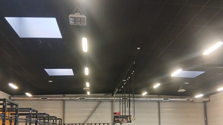 Déstratificateur d’air pour salle de sport